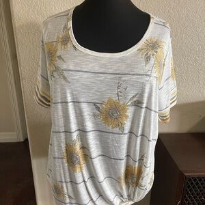 Floral Print Women's Top
